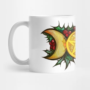 Triple Moon Yule Art Mug